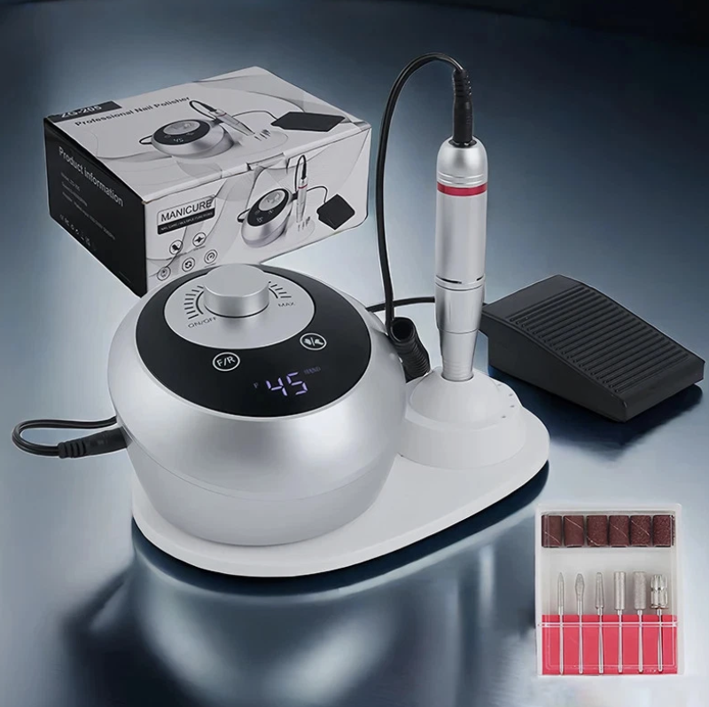 Freza Profesionala ZG-205 – 45.000 RPM, Stationara cu Pedala si Suport Bituri, 30W
