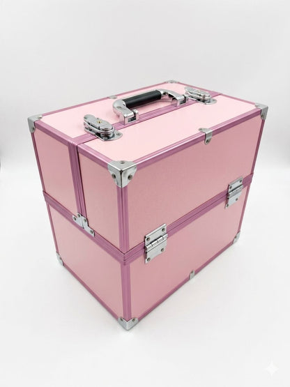 Geanta Mare Cosmetice cu Organizator, Model Extensibil - Matte Edition