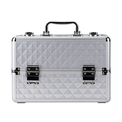 Geanta medie cu organizator | Diamond 3D | SILVER | marimea M