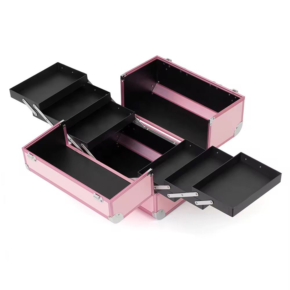 Geanta Mare Cosmetice cu Organizator, Model Extensibil - Matte Edition