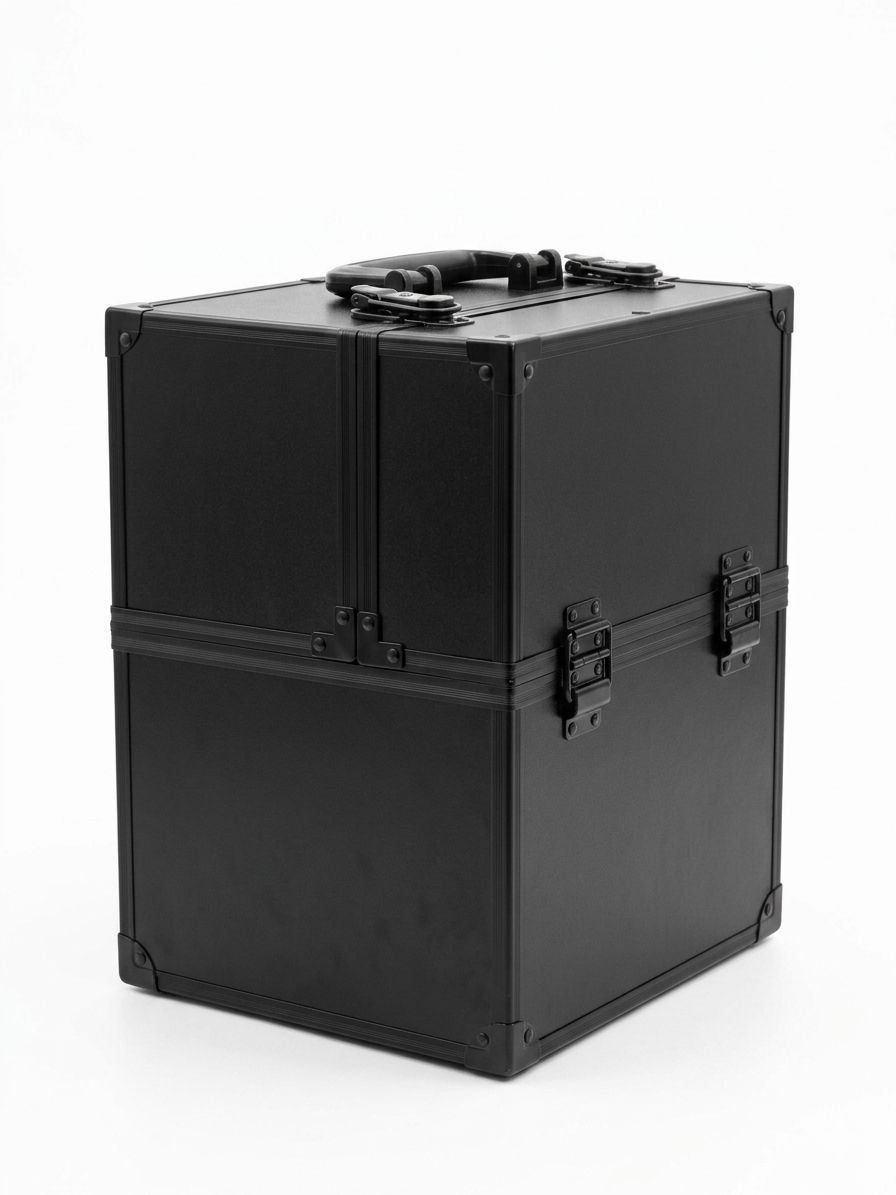 Geanta Mare Cosmetice cu Organizator, Model Extensibil - Matte Edition