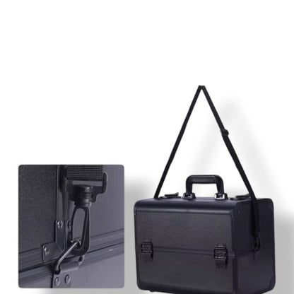 Geanta Cosmetica Grande XL – Organizator Profesional, cu Bareta Umar