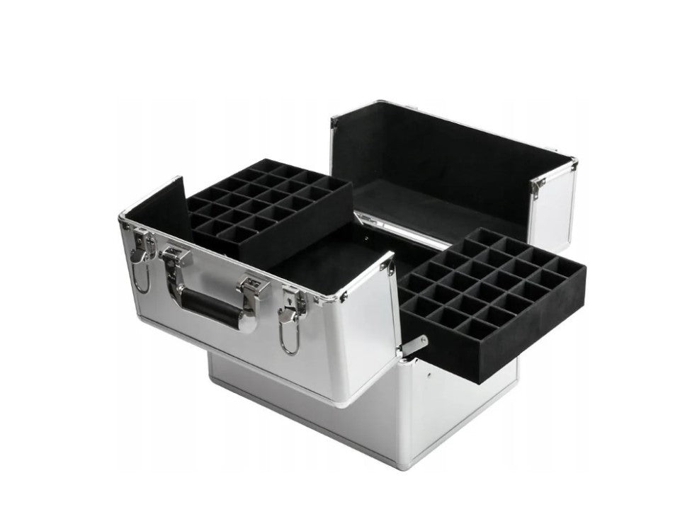 Geanta mare cu organizator | Diamond 3D | SILVER | marimea XL