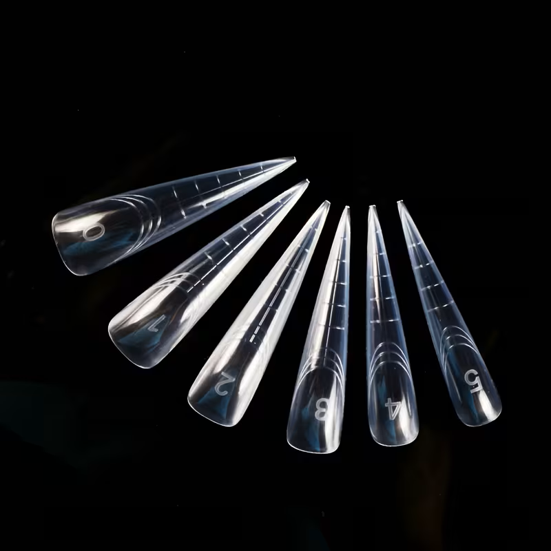 Tipsuri Reutilizabile Dual Form NO. #50 – Design Extreme Gothic Stiletto (70 buc)