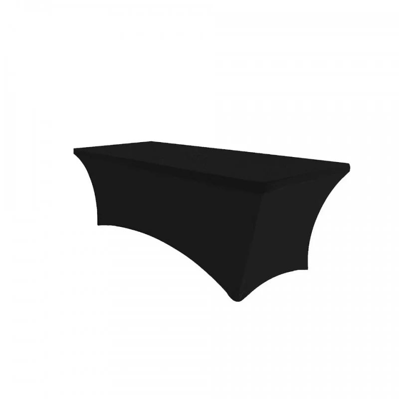 Husa elastica neagra Ideal Beauty pentru pat de cosmetica si masaj, dimensiuni 183x76x74 cm, cu decupaj ergonomic la picioare.
