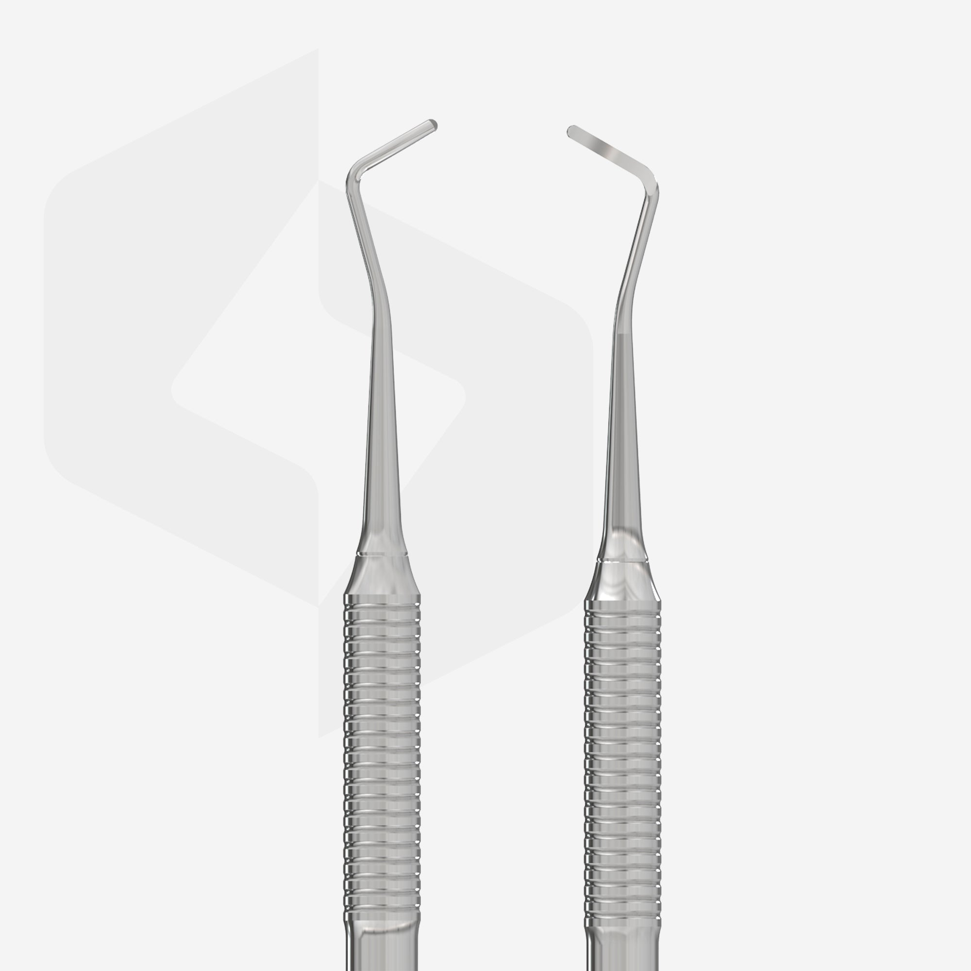 Instrument impins cuticule manichiura, pusher cuticule, vedere principala, Staleks Expert, PE-20/2
