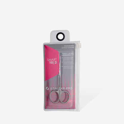 Instrument taiat cuticule inox, forfecuta cuticule, ambalaj, Staleks Smart, SS-10/3