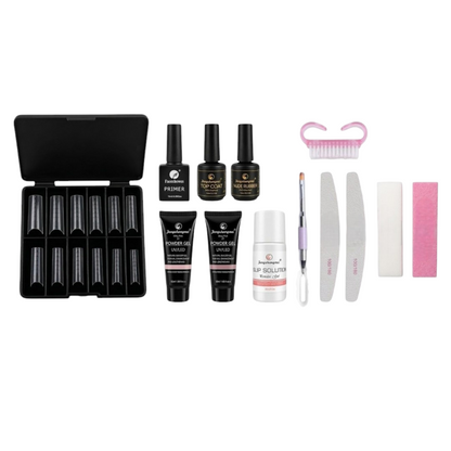 Kit Unghii Polygel Basic Stock – Kit baza 13 piese