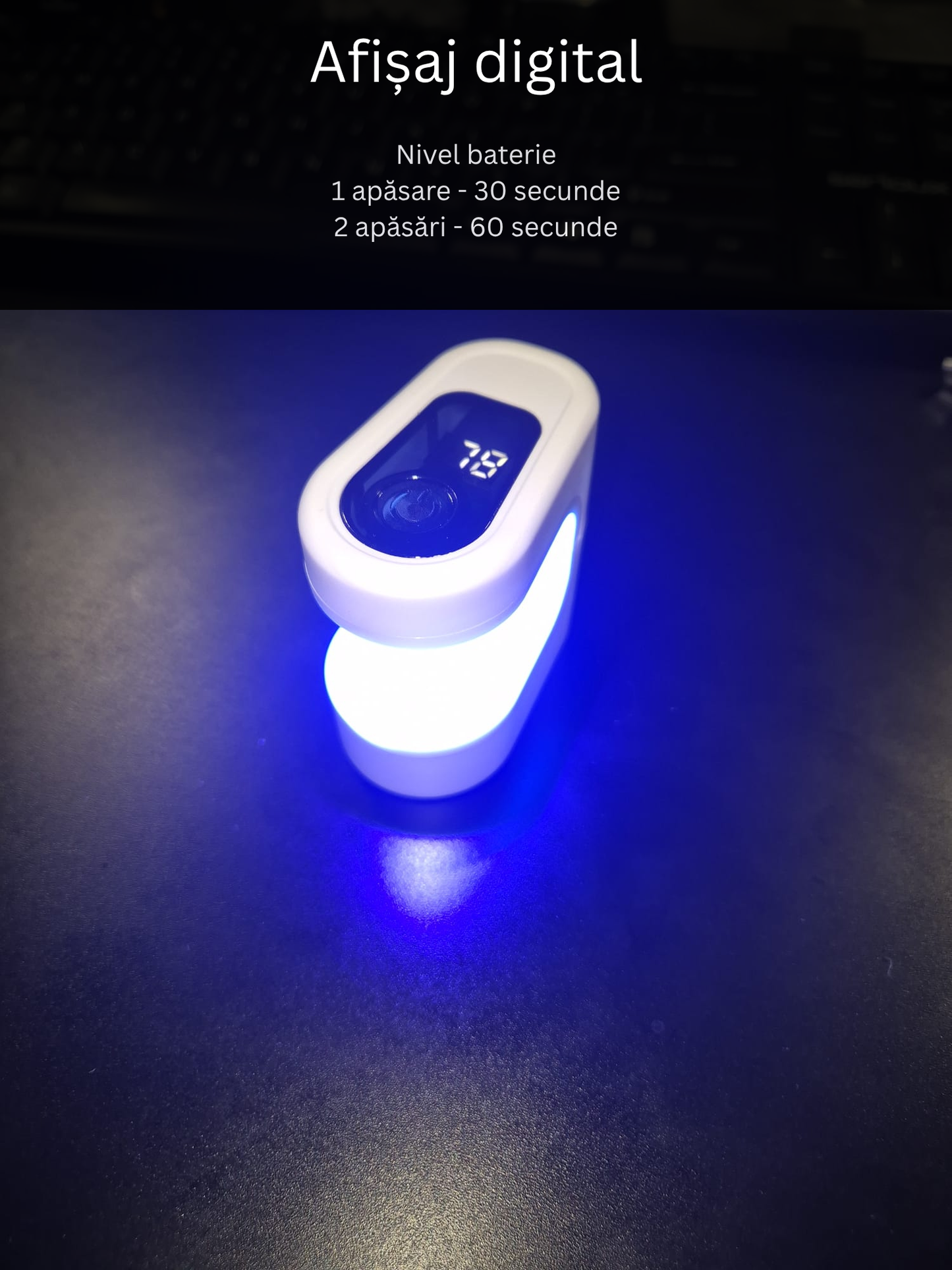 Lampa UV nail art portabila – uscare rapida gel si unghii perfecte