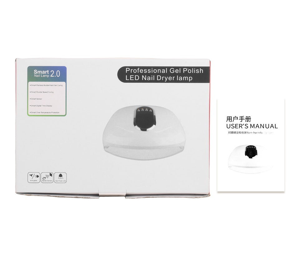 Lampa UV/LED 220W, 57 LED-uri ROZ, pentru 2 maini - 19R / X18MAX
