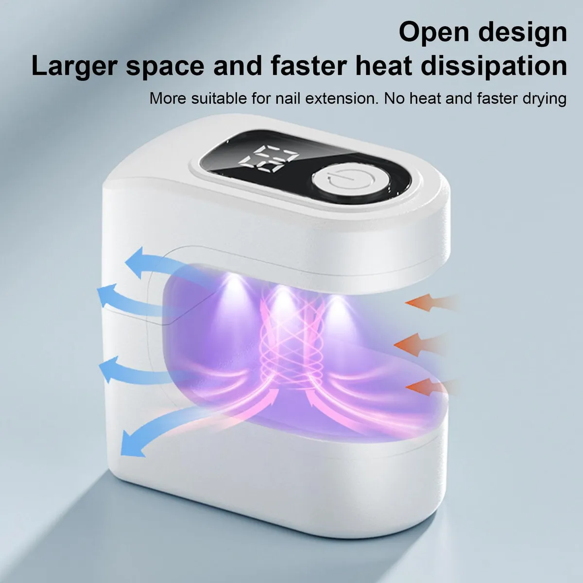 Lampa UV nail art portabila – uscare rapida gel si unghii perfecte