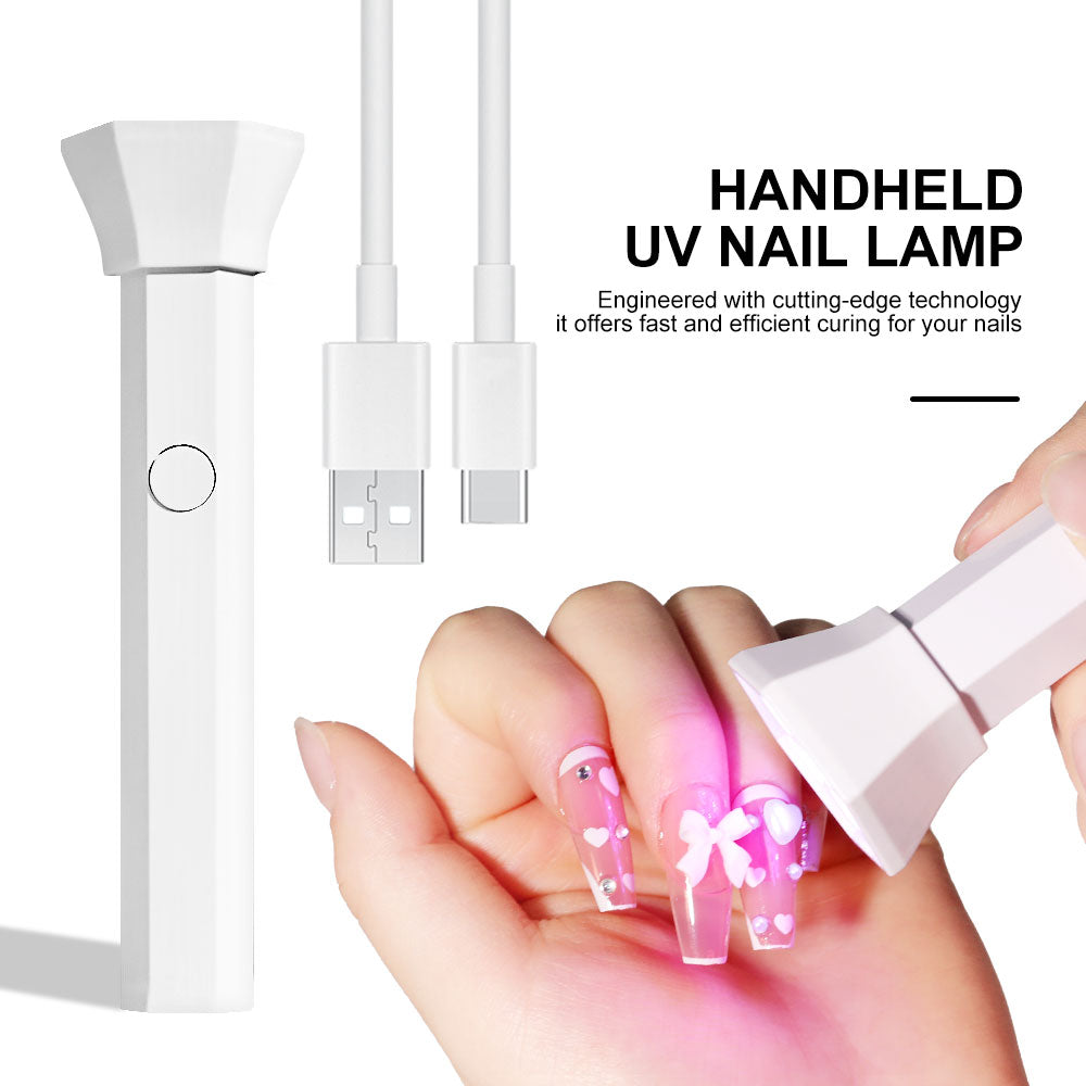 Lampa UV LED Manichiura 18W - Model Portabil, USB, Perfecta pentru Retusuri