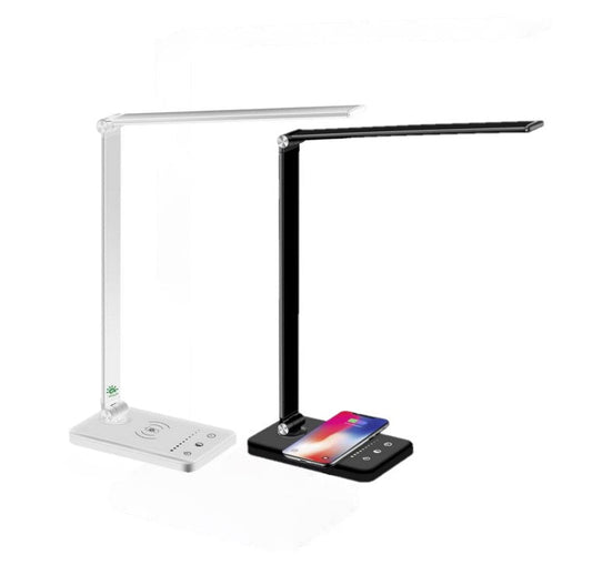 Lampa De Birou LED | 10 Nivele Intensitate, pliabila | Incarcare Wireless Telefon