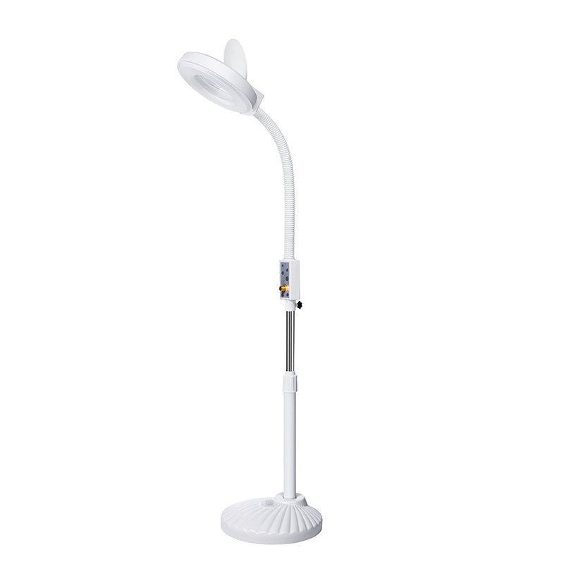 Lampa cu Lupa LED pe Stativ Reglabil – Gat Flexibil, Baza Scoica Stabila