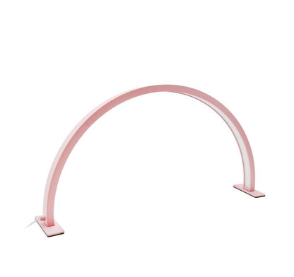 Lampa semiluna pentru masa 50w,  72cm diametru | roz | LED