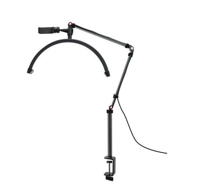 Lampa SEMILUNA Led , cu prindere de masa / pat - Alba/Neagra/Roz , MOON LIGHT