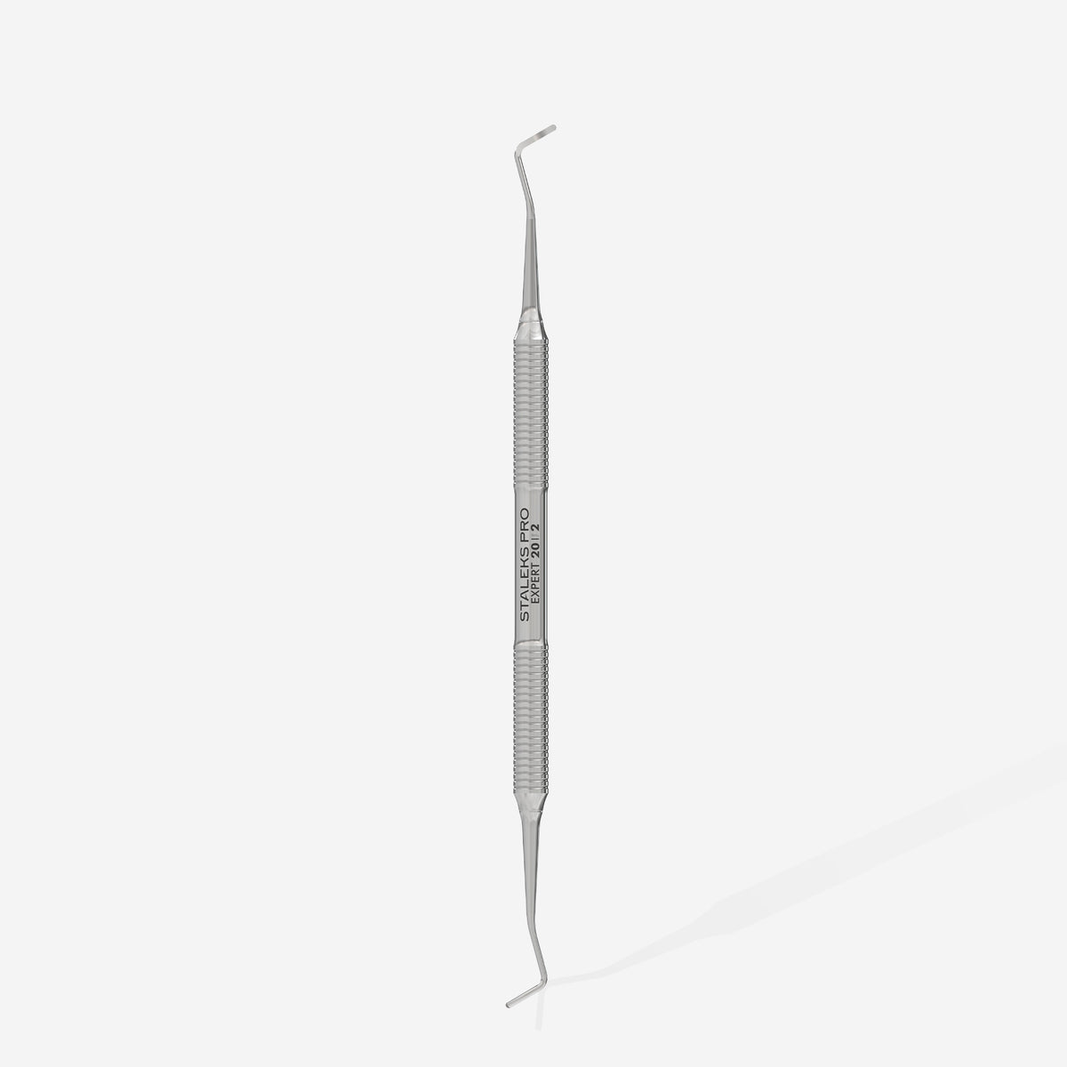 Lopatica metalica cuticule salon, pusher cuticule, vedere principala, Staleks Expert, PE-20/2