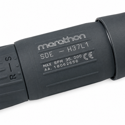 Detaliu model Marathon SDE-H37L1 și viteză maximă de 35.000 RPM