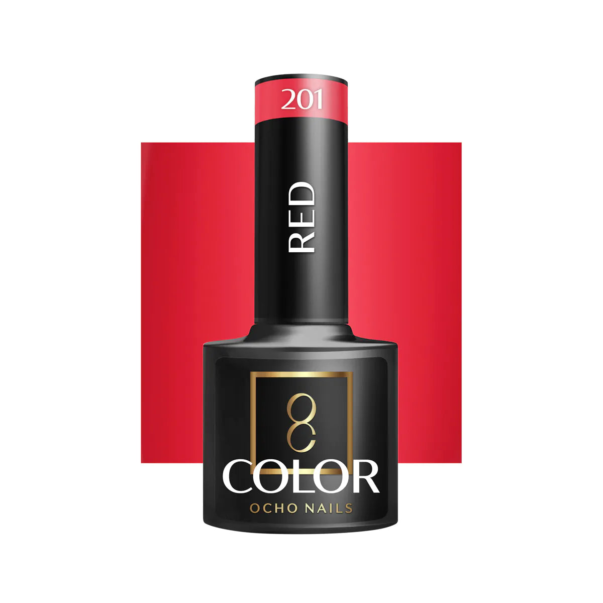 Oja Ocho Nails hibrida | Rosu - nuanta 201 - 5g