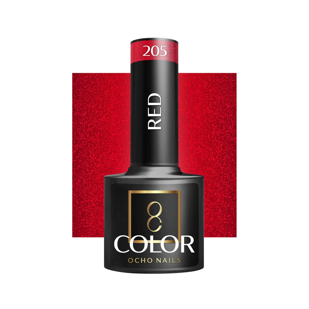 Oja Ocho Nails hibrida | Rosu - nuanta 205 - 5g