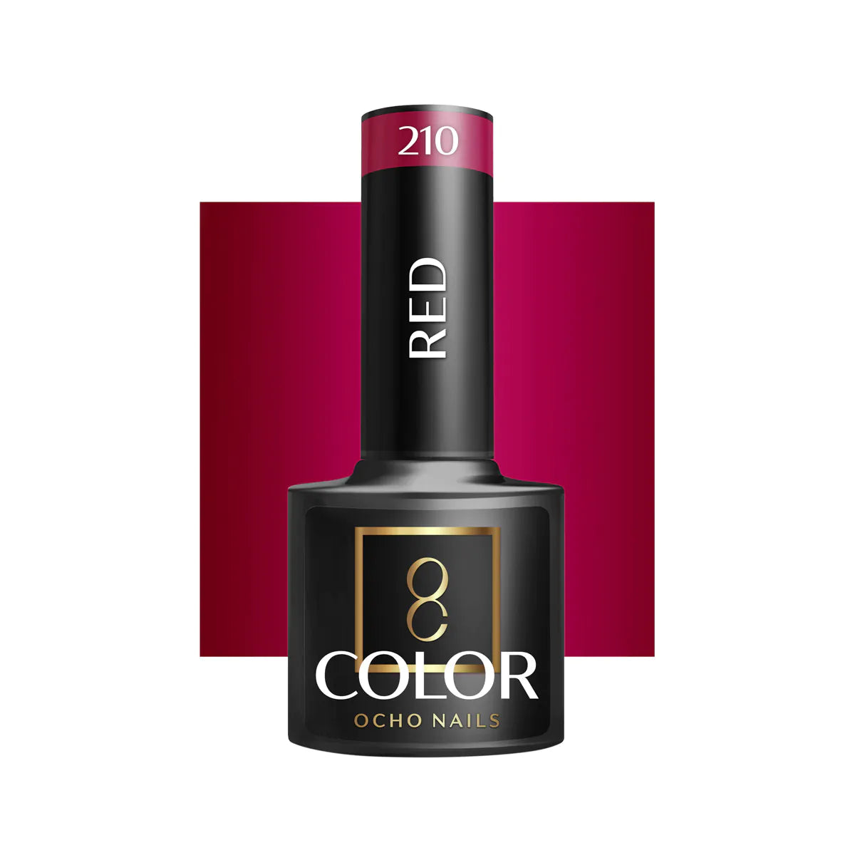 Oja Ocho Nails hibrida | Rosu - nuanta 210 - 5g