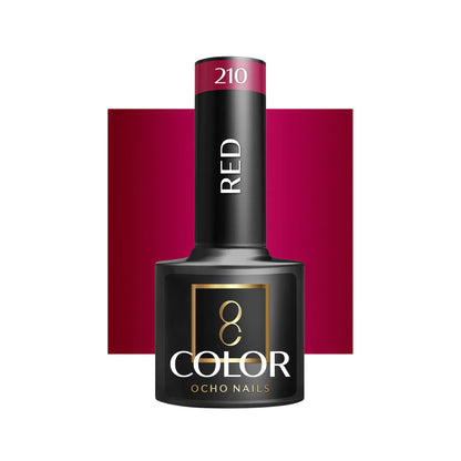 Oja Ocho Nails hibrida | Rosu - nuanta 210 - 5g