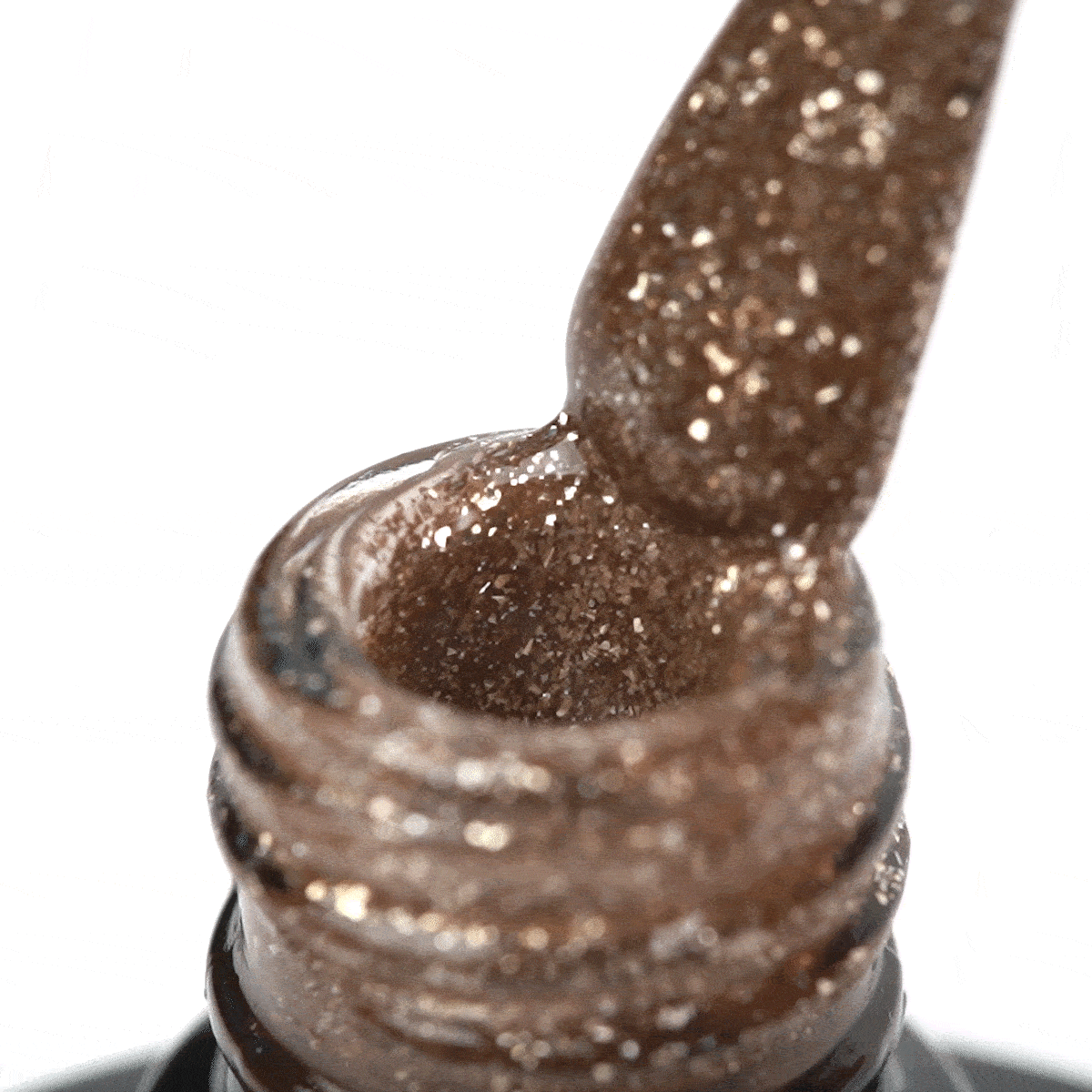 Oja Ocho Nails hibrida | gold cu sclipici - 5g