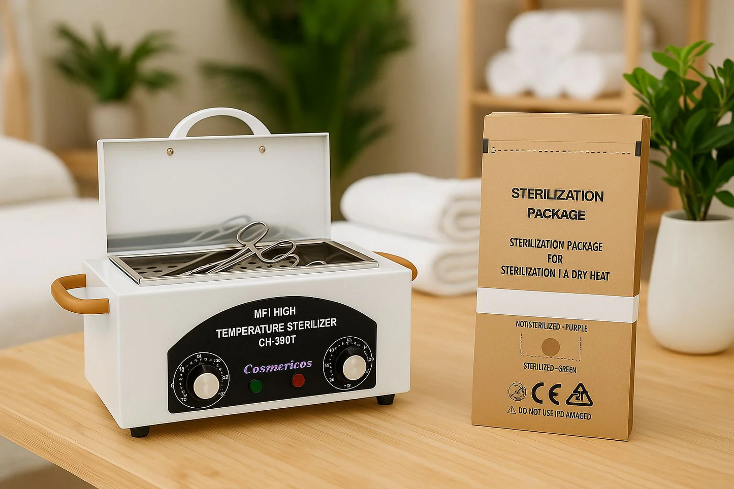 Pupinel CH-360T – CALIBRAT + 100 pungi sterilizare