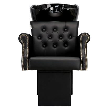 Scafa Coafor Kiva – Confort Absolut cu Bol Ceramic Mobil și Design Ergonomic