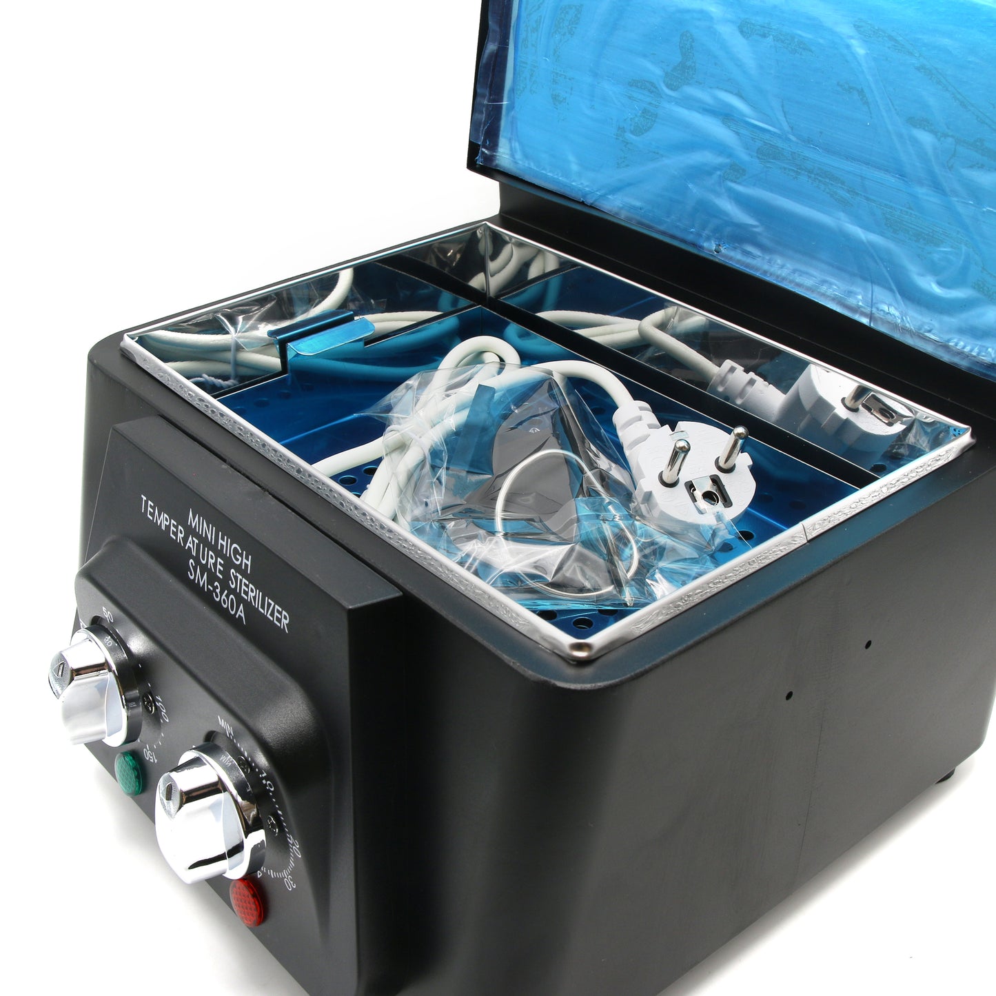Sterilizator instrumente cu aer cald | 220 grade | SM-360A, Negru
