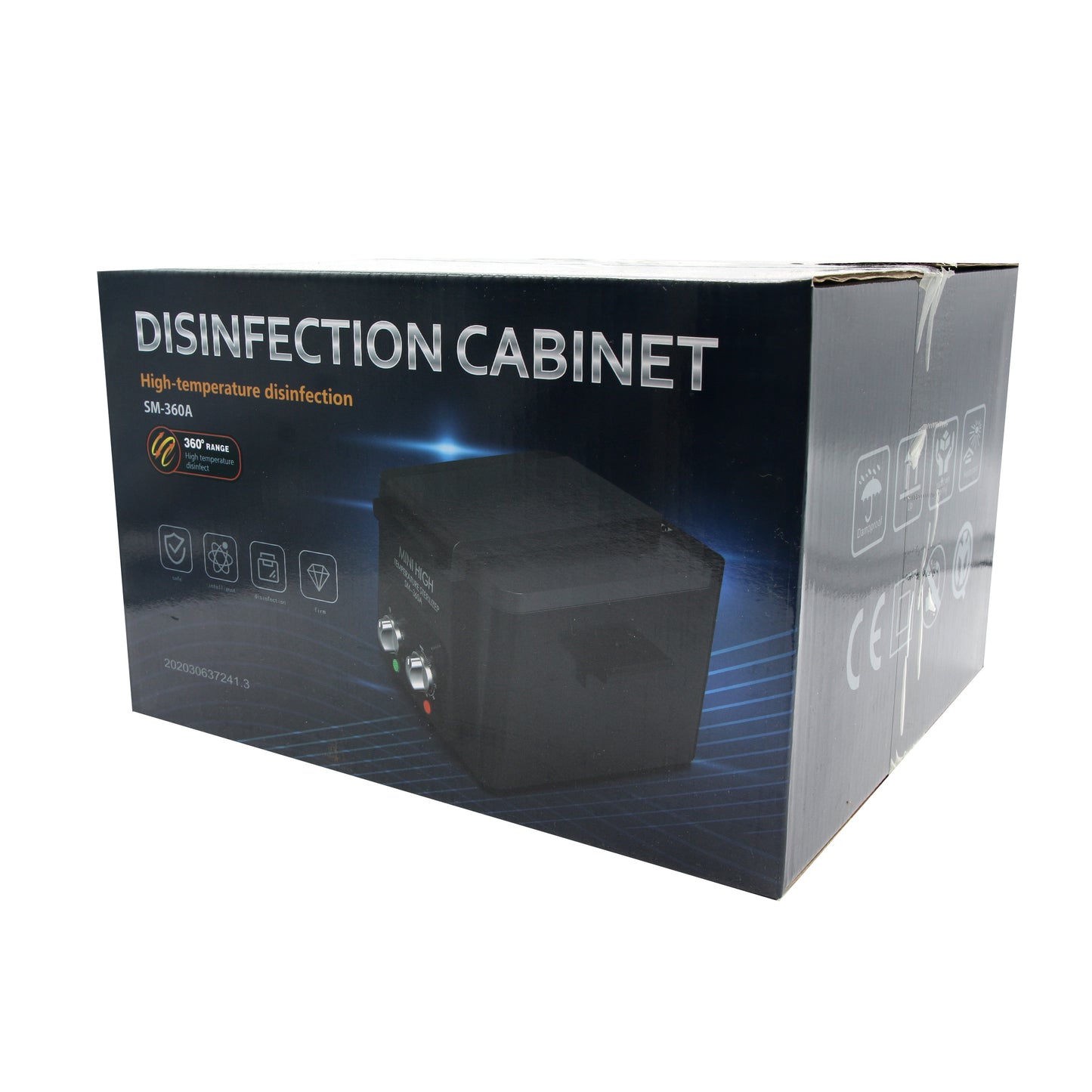 Sterilizator instrumente cu aer cald | 220 grade | SM-360A, Negru