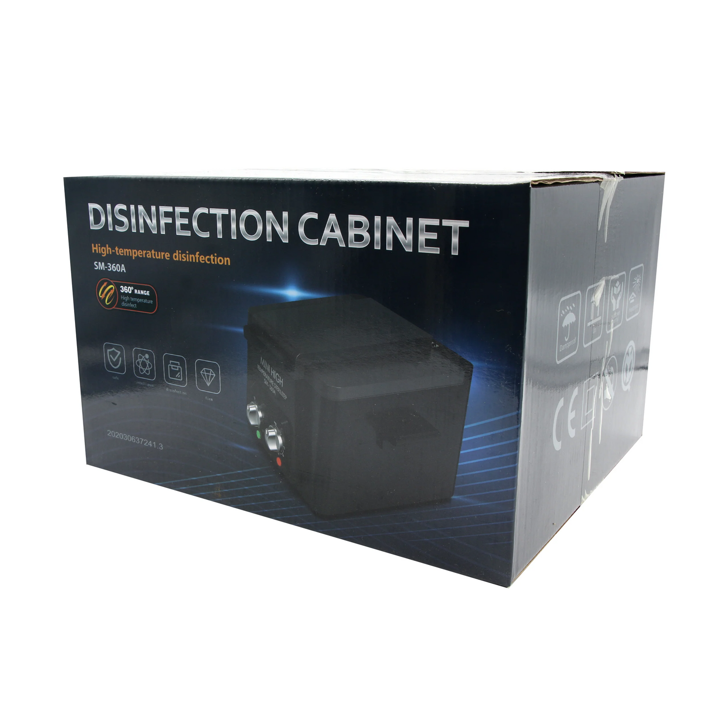 Sterilizator instrumente cu aer cald | 220 grade | SM-360A, Negru – CALIBRAT