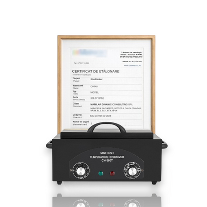 Pupinel Profesional, sterilizator cu aer cald 220 grade CH-360T – CALIBRAT