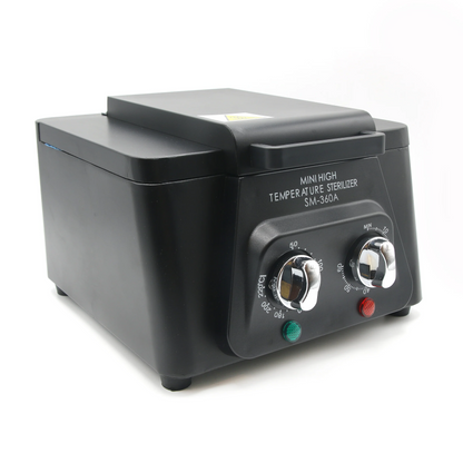 Sterilizator instrumente cu aer cald | 220 grade | SM-360A, Negru – CALIBRAT