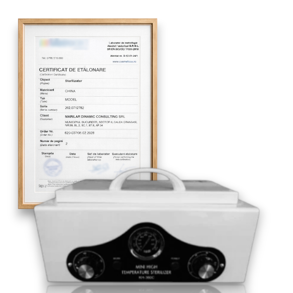 Pupinel Profesional, sterilizator cu aer cald 300 GRADE KH-360C – CALIBRAT