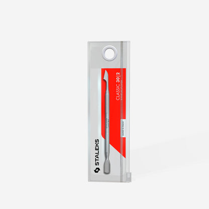 Pusher cuticule profesional inox, pusher cuticule, vedere principala, Staleks Classic, PC-30/2