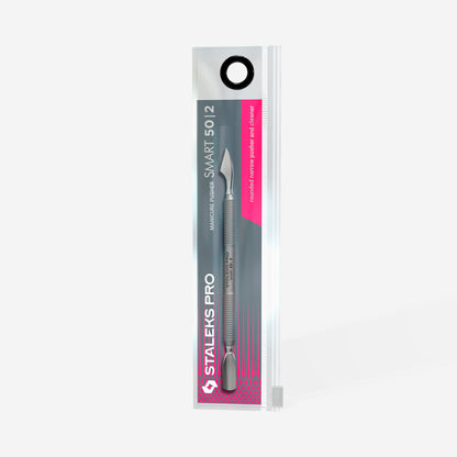 Pusher cuticule profesional inox, pusher cuticule, ambalaj, Staleks Smart, PS-50/2
