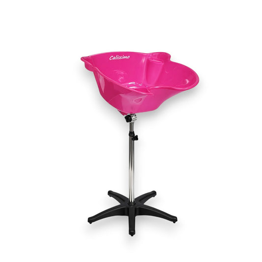 Scafa Portabila Coafor/Frizerie | Inaltime si Inclinare ajustabile | Roz