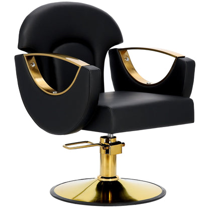 Scaun profesional coafor / frizerie Jayce – Hidraulic | Rotativ | Ergonomic