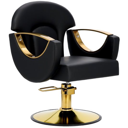 Scaun profesional coafor / frizerie Jayce – Hidraulic | Rotativ | Ergonomic