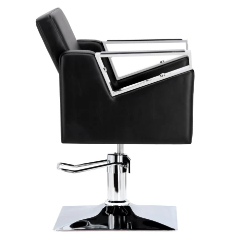 Scaun coafor / frizerie Black Tomas, pompa hidraulica, rotativ