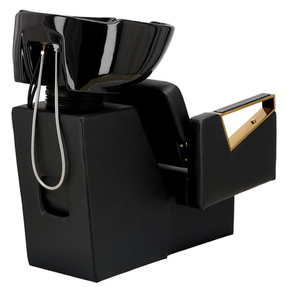 Scafa coafor/frizerie THOMAS  cu bol ceramic mobil, armatura si baterie