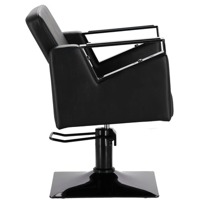 Scaun coafor / frizerie Black Tomas, pompa hidraulica, rotativ