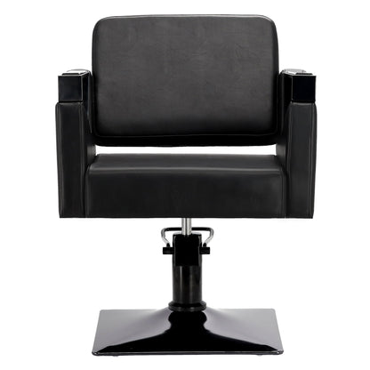 Scaun coafor / frizerie Black Tomas, pompa hidraulica, rotativ