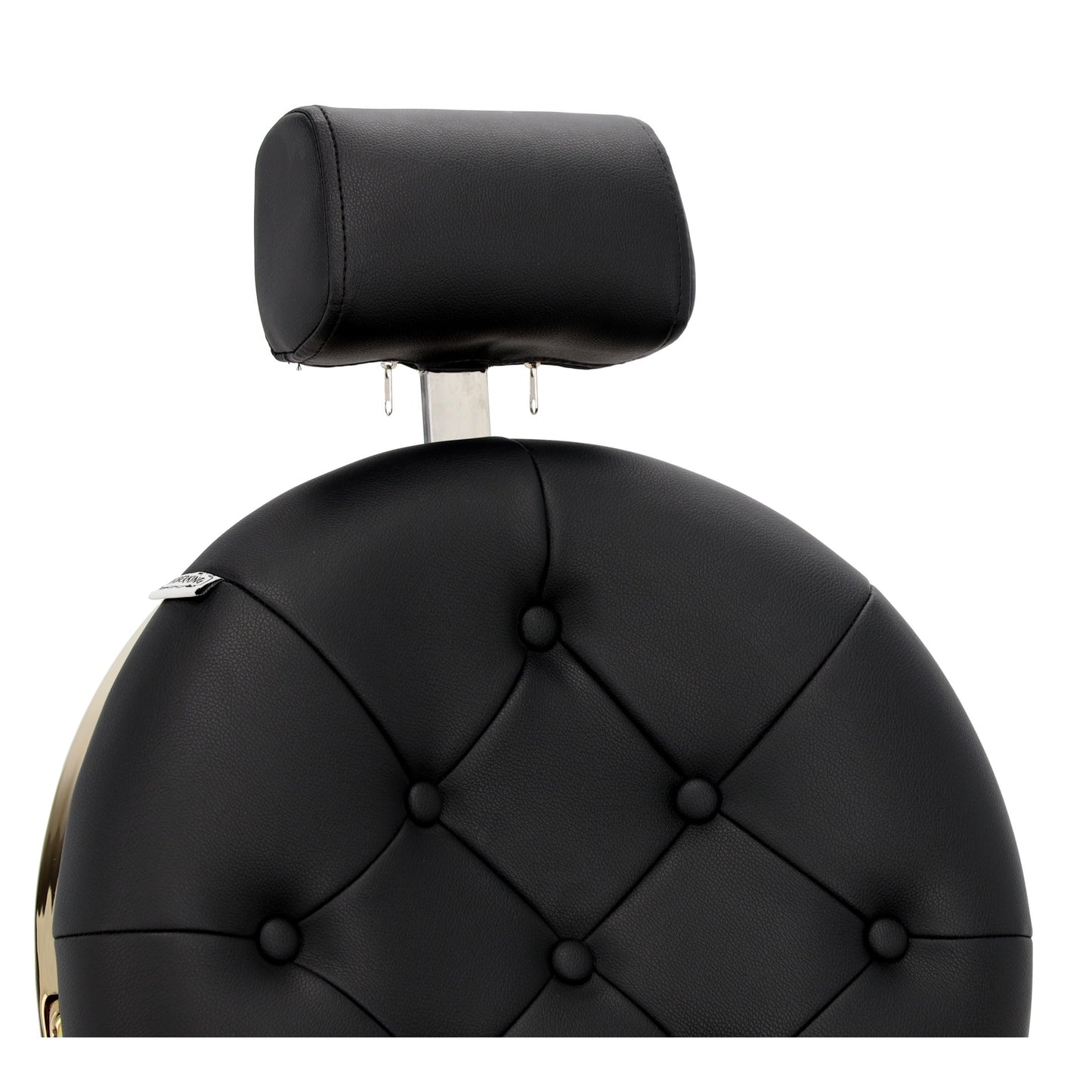 Scaun de frizerie hidraulic | Barber King | Negru-Gold