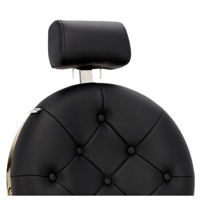 Scaun de frizerie hidraulic | Barber King | Negru-Gold