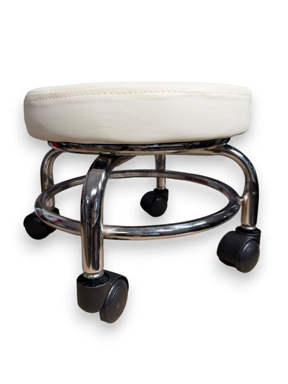 Scaun de Pedichiura pe role | Rotire 360, Dimensiuni 34x26,5x5,5 cm