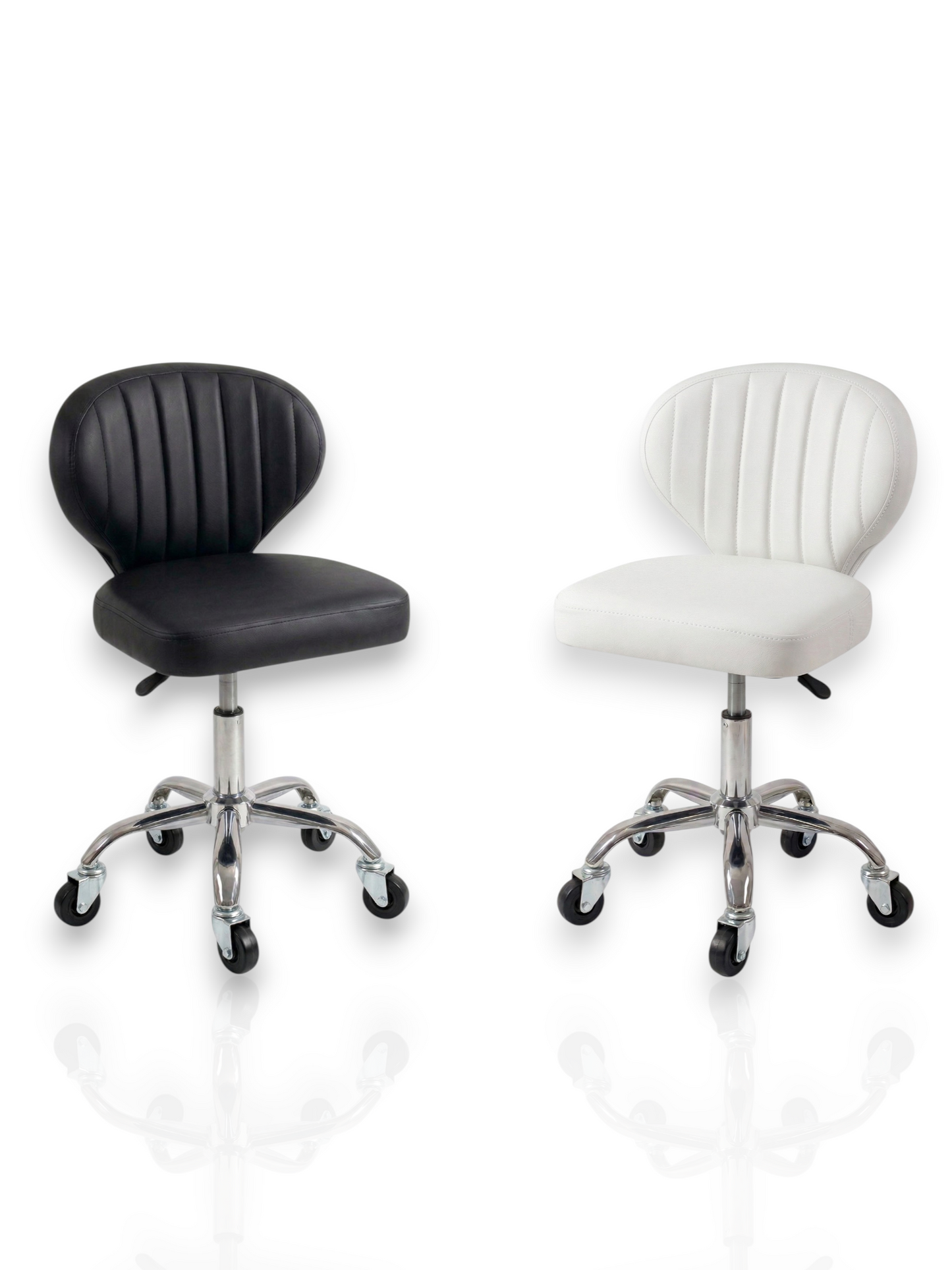 Scaun Profesional de Salon Design Scoica – Ergonomie si Stil Avangardist – Alb / Negru