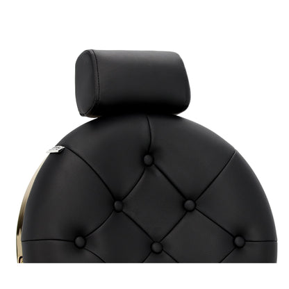Scaun de frizerie hidraulic | Barber King | Negru-Gold