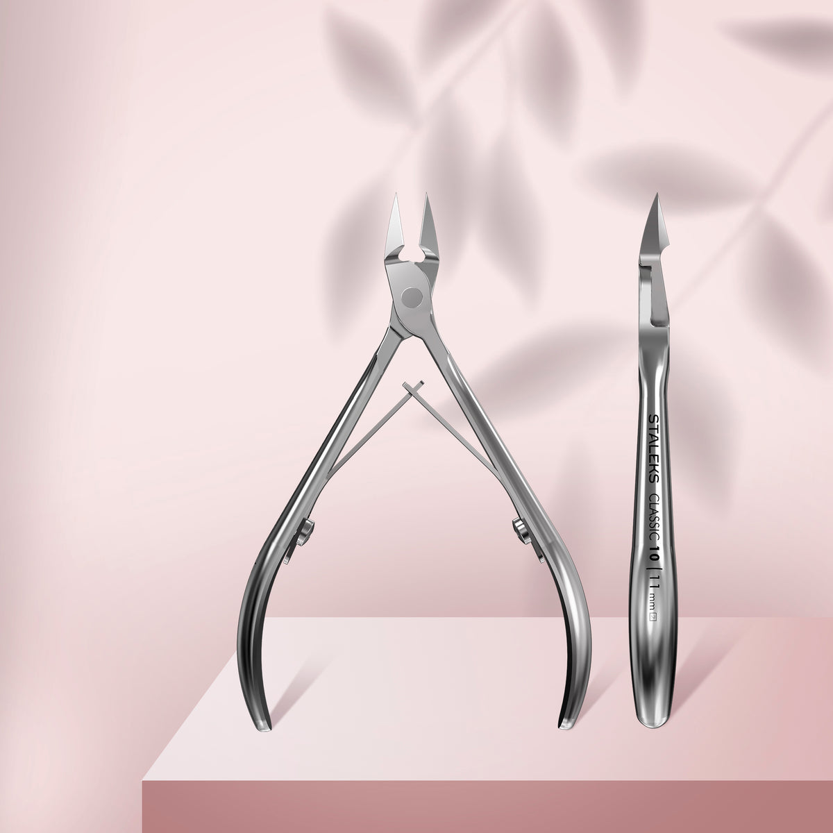 Scula unghii pedichiura medicala, cleste profesional 11mm, vedere multipla, Staleks Classic, NC-10-11